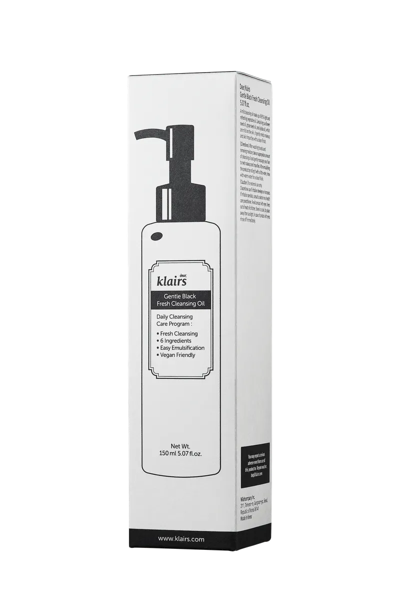 Gentle Black Fresh Cleansing Oil