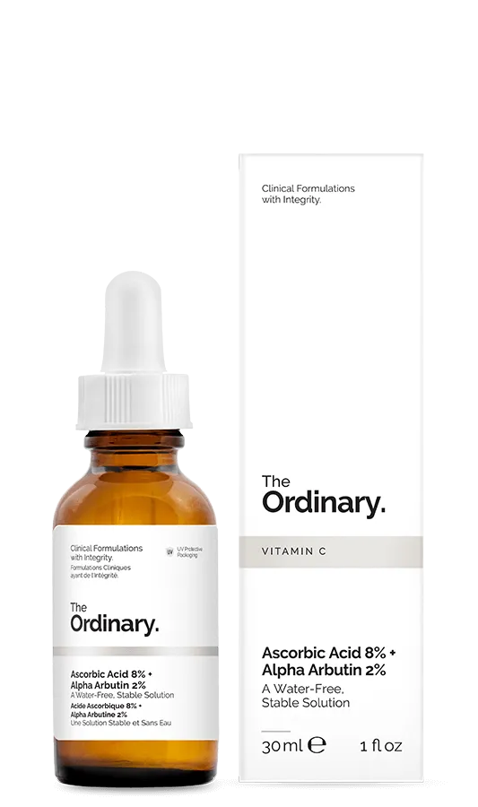 Ascorbic Acid 8% + Alpha Arbutin 2%