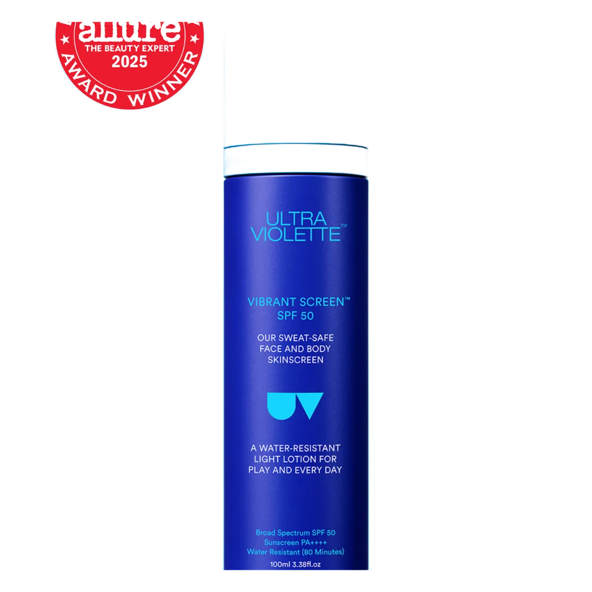 Vibrant Screen SPF 50 Sweat-Safe Face and Body Sunscreen